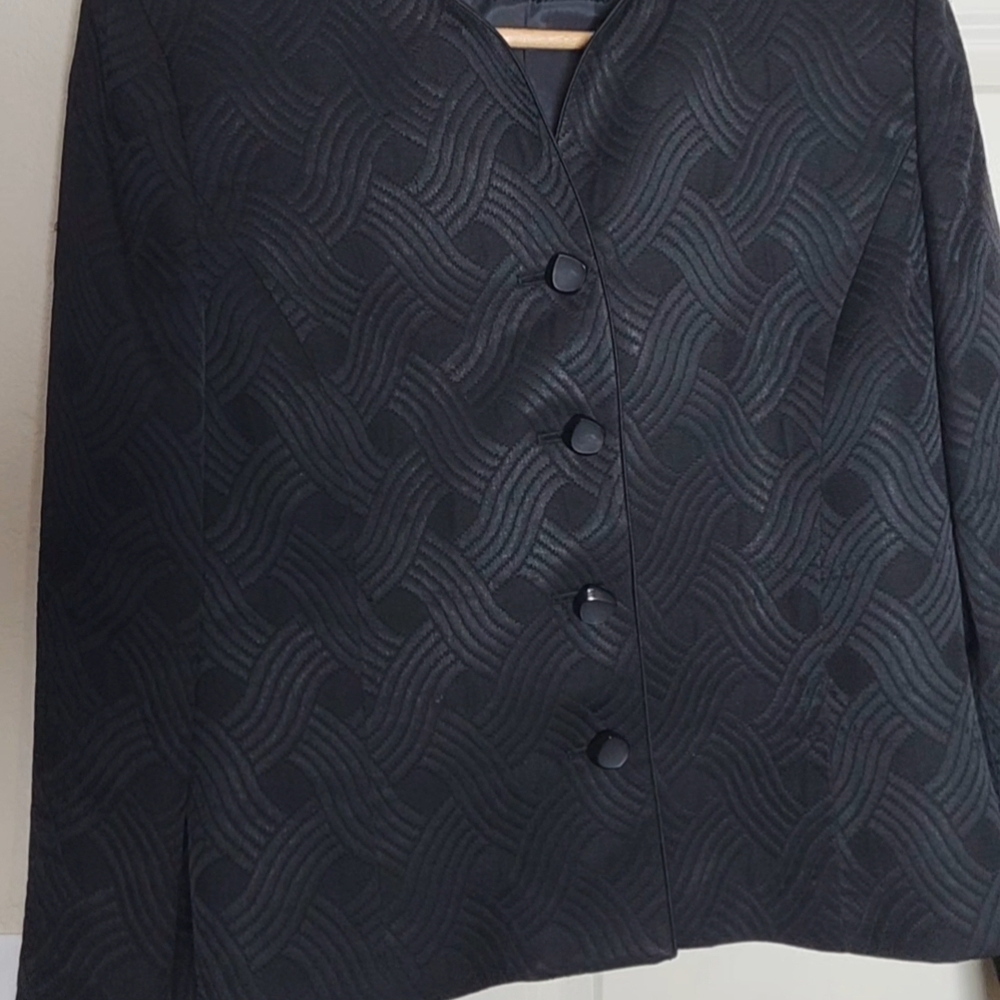 KASPER Women's Black Blazer Size 8